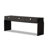 Four Hands Cressida Console Table - Black Linen