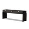 Four Hands Cressida Console Table - Black Linen