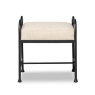 Four Hands Leona Accent Stool - Yuma Cream