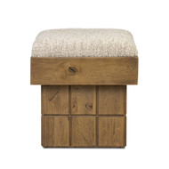 Four Hands Kubi Accent Stool - Ivan Stone - One Size