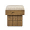 Four Hands Kubi Accent Stool - Ivan Stone - One Size