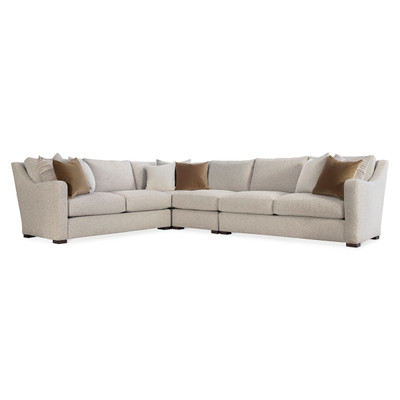 Bernhardt Ventura 4 Piece Fabric Sectional