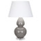 Double Gourd Table Lamp - Smokey Taupe
