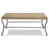 Bernhardt Tribeca Cocktail Table with Metal Legs