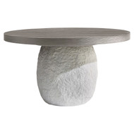 Bernhardt Trianon Round Dining Table in Gris Finish