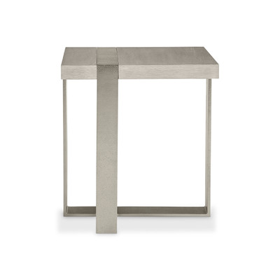 Bernhardt Tempo Metal Base Side Table