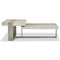 Bernhardt Tempo Metal Base Cocktail Table