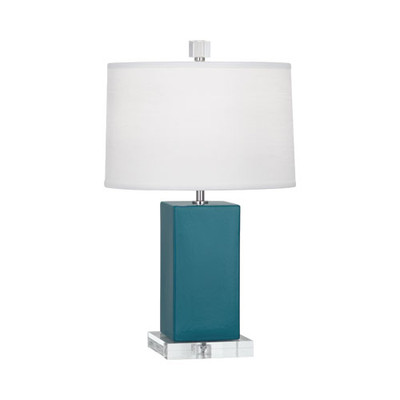 Harvey Accent Table Lamp - Peacock