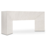 Bernhardt Solaria Console Table with 2 Wooden Pedestal Bases