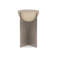Bernhardt Solaria Aluminum Base Accent Table