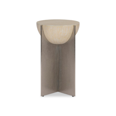 Bernhardt Solaria Aluminum Base Accent Table