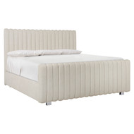 Bernhardt Silhouette Queen Channel Upholstered Panel Bed