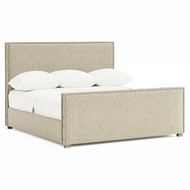 Bernhardt Sawyer Upholstered Panel Bed - Queen - Fawn