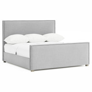 Bernhardt Sawyer Upholstered Panel Bed - King - Pebble