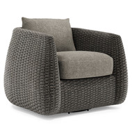 Bernhardt Sarene Outdoor Swivel Chair - Grey