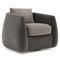 Bernhardt Sarene Outdoor Swivel Chair - Grey