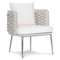 Bernhardt Santa Cruz Outdoor Arm Chair in Nordic Grey