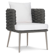 Bernhardt Santa Cruz Outdoor Arm Chair in Cadet Grey