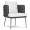 Bernhardt Santa Cruz Outdoor Arm Chair in Cadet Grey