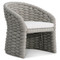 Bernhardt Salinas Nordic Grey Arm Chair