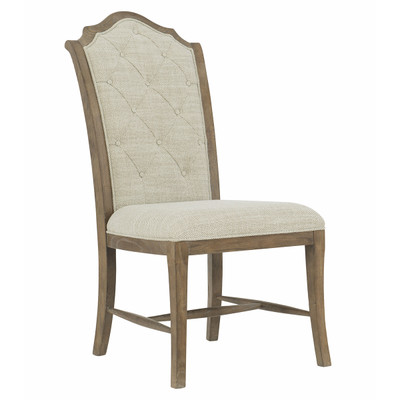 Bernhardt Rustic Patina Side Chair in Peppercorn Finish