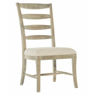 Bernhardt Rustic Patina Ladderback Side Chair in Sand Finish