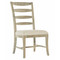 Bernhardt Rustic Patina Ladderback Side Chair in Sand Finish