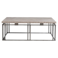 Bernhardt Riverton 48" Square Cocktail Table