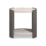 Bernhardt Prado Side Table in Porcini Finish