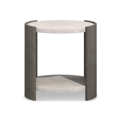 Bernhardt Prado Side Table in Porcini Finish