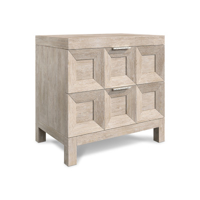 Bernhardt Prado Nightstand in Tawny Finish - 28.5" Width
