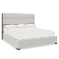 Bernhardt Prado King Panel Bed in Porcini Finish
