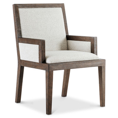 Bernhardt Outline Wooden Frame Arm Chair