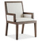 Bernhardt Outline Wooden Frame Arm Chair