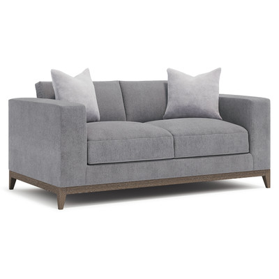 Bernhardt Noel Grey Fabric Loveseat
