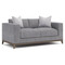 Bernhardt Noel Grey Fabric Loveseat