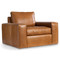 Bernhardt Nest Leather Swivel Chair