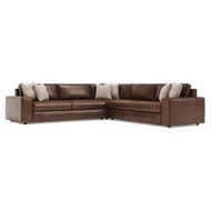 Bernhardt Nest 3-Piece Corner Leather Sectional