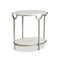 Bernhardt Morello Oval Metal End Table