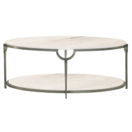 Bernhardt Morello Oval Metal Cocktail Table