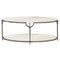 Bernhardt Morello Oval Metal Cocktail Table