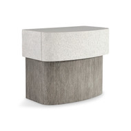 Bernhardt Monolith Faux Stone Nightstand