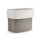 Bernhardt Monolith Faux Stone Nightstand
