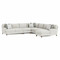 Bernhardt Mila 6-Piece Fabric Sectional with Right Facing Chaise