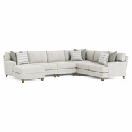 Bernhardt Mila 5-Piece Left Facing Fabric Sectional