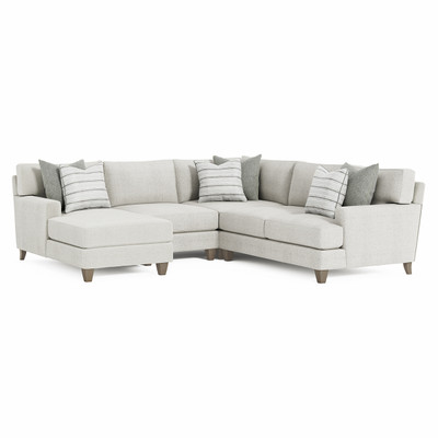 Bernhardt Mila 4-Piece Fabric Sectional