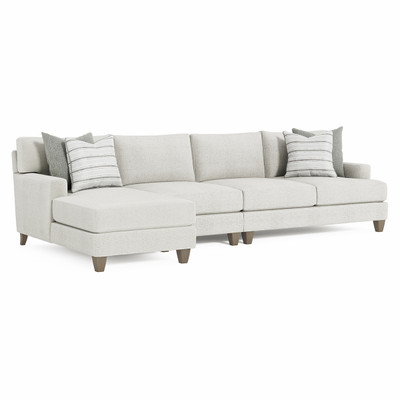 Bernhardt Mila 3-Piece Fabric Sectional