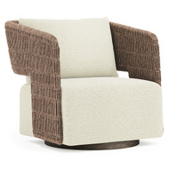 Bernhardt Maldives Outdoor Swivel Chair - Beige/Tan