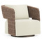 Bernhardt Maldives Outdoor Swivel Chair - Beige/Tan
