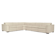 Bernhardt Lioni Leather Power Motion Sectional